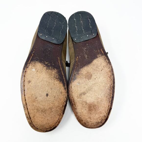 John Varvatos Tan Suede Loafers Driving Shoes Men's US Size 9.5 VGUC Slip On - Picture 6 of 10